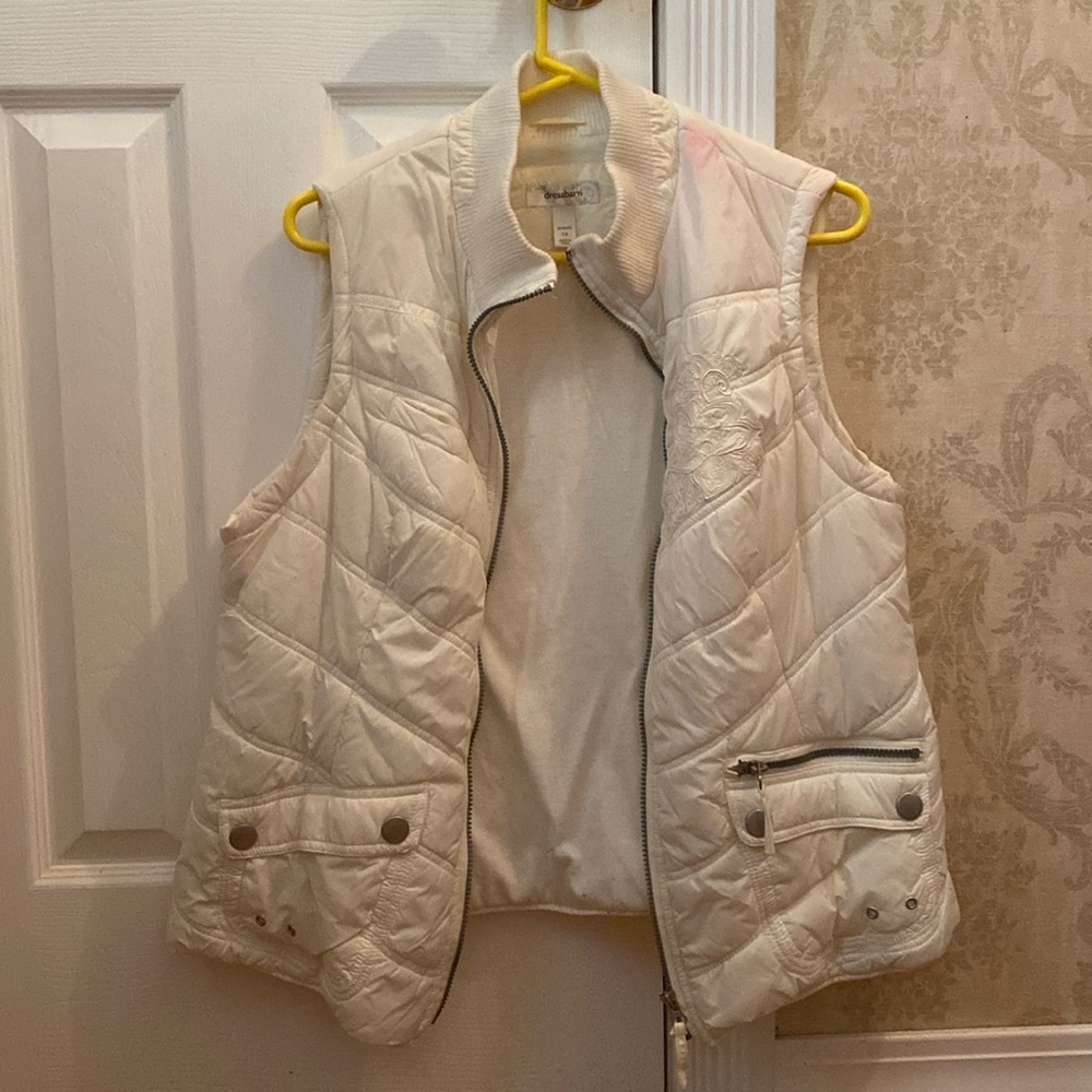 Dress Barn Women’s 1X White Vest